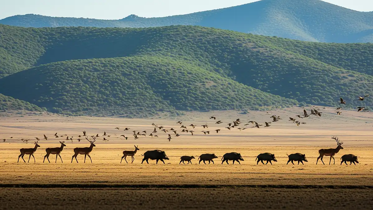 Desplazamientos importantes hacia el norte