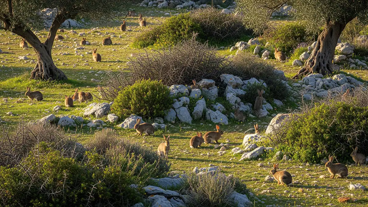 Especies de Caza: El Conejo de Monte Distribución y hábitat