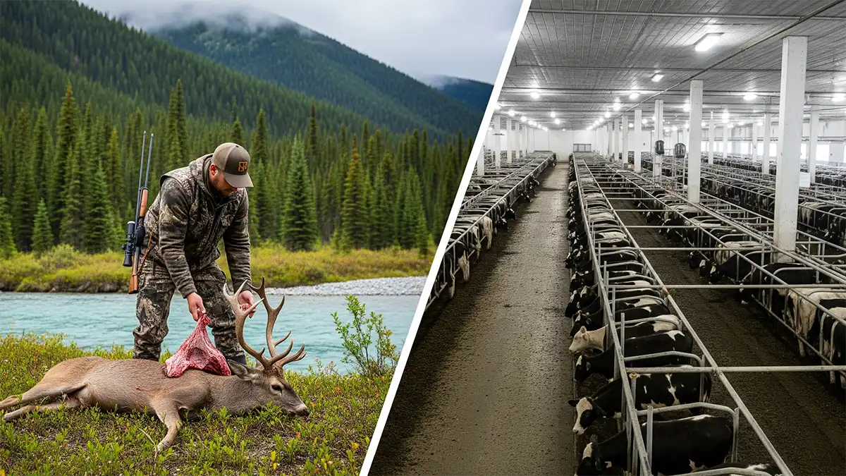 La caza es la forma más justa y sana de obtener carne