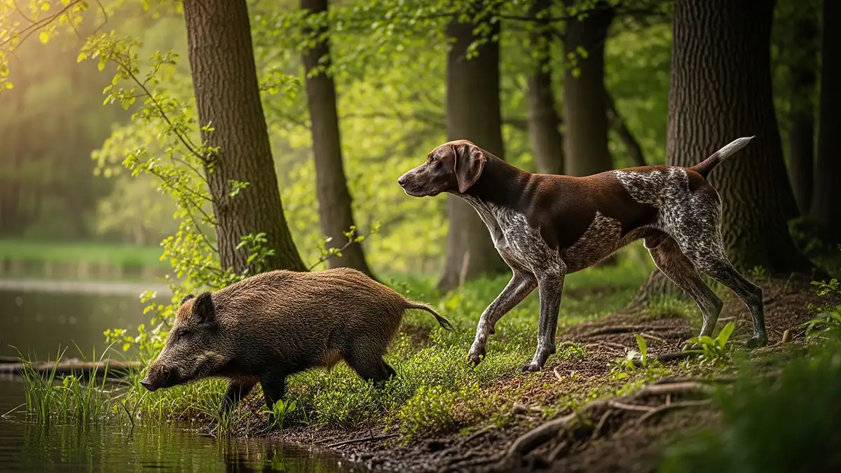 Mejores razas de perro para la caza mayor: Braco alemán