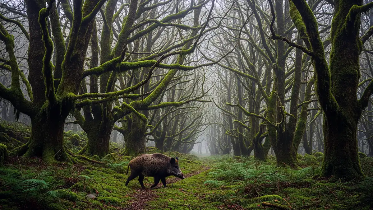 Zonas ideales para la caza mayor en España: 2. Bosques de Galicia
