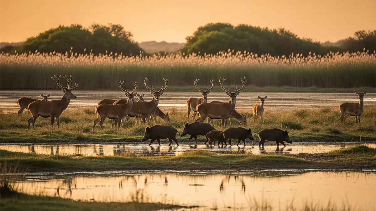 Zonas ideales para la caza mayor en España: 5. Parque Natural de Doñana