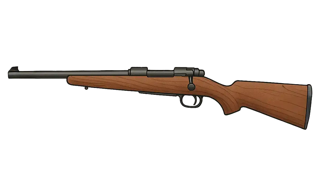 El rifle y las municiones