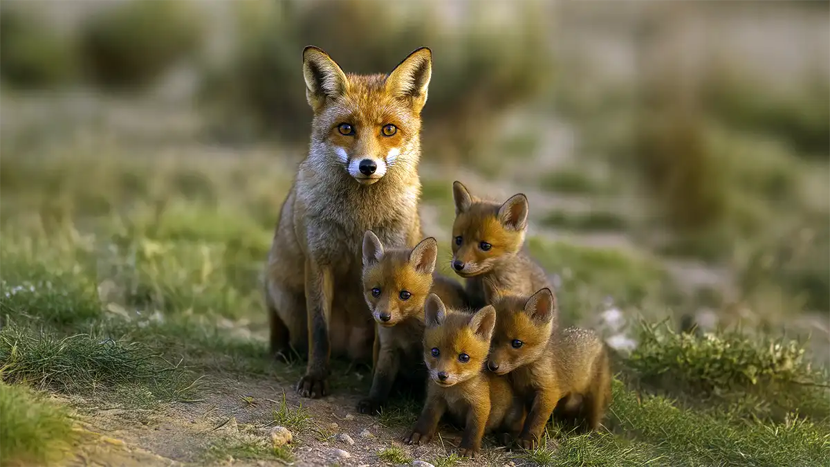 Especies de caza: El zorro reproducción