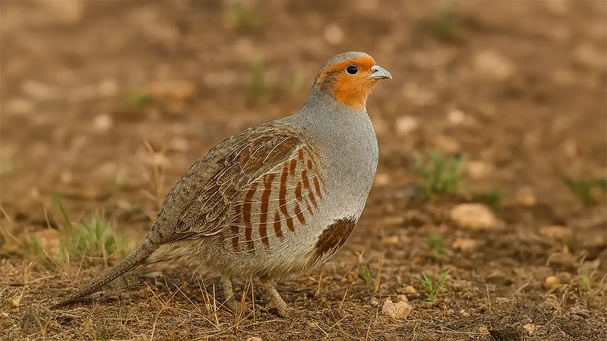 Perdiz pardilla — identificación y estado