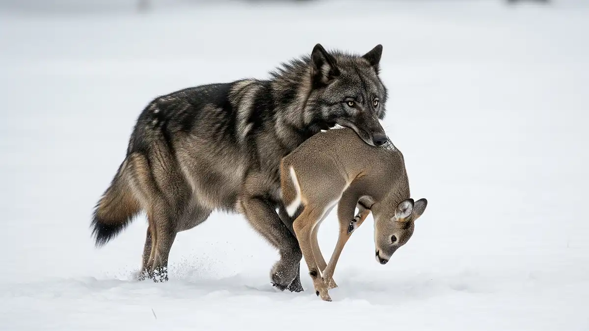 Hábitos alimenticios del lobo ibérico: dieta, técnicas de caza y adaptación