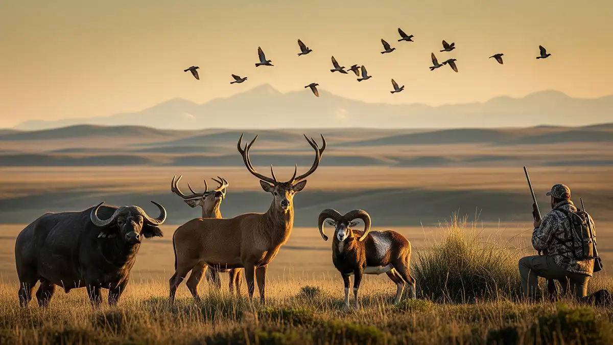 Destinos de caza en Argentina con paisajes y vida silvestre