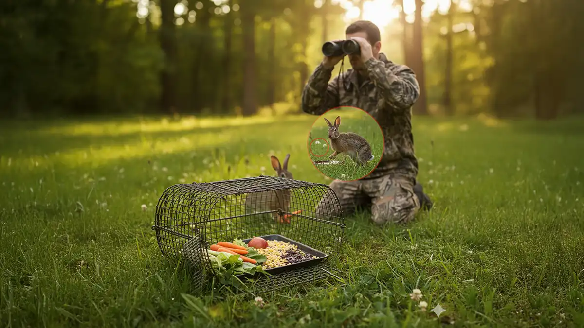 Consejos para usar cebo de conejo: ubicación, cantidad y horarios adecuados